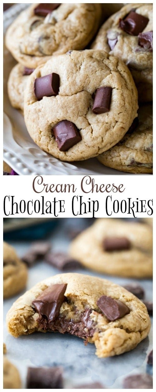 Cream cheese chocolate chip cookies