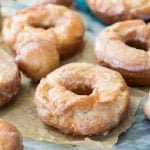 Sour cream donuts and donut holes