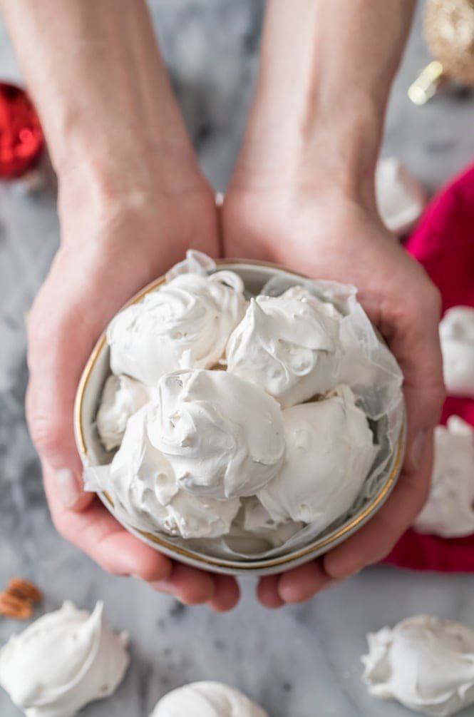 How to make SEAFOAM CANDY! Similar to Divinity, this is a great old fashioned recipe. #Christmascandy #oldfashionedcandy A bowl of seafoam candy