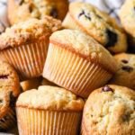 Pile of different flavored muffins all made from the same basic muffin recipe.